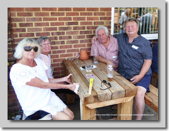 Carol & Dick Chamberlain, Pete & Pam Fagence